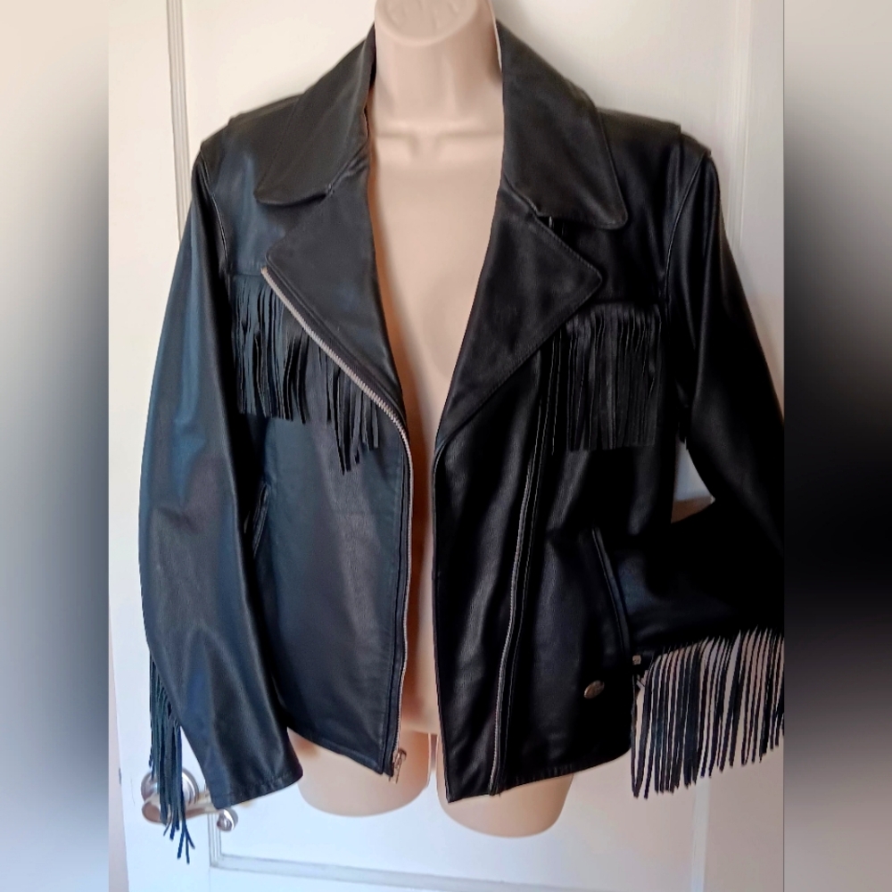 Harley Davidson Black Leather NWOT